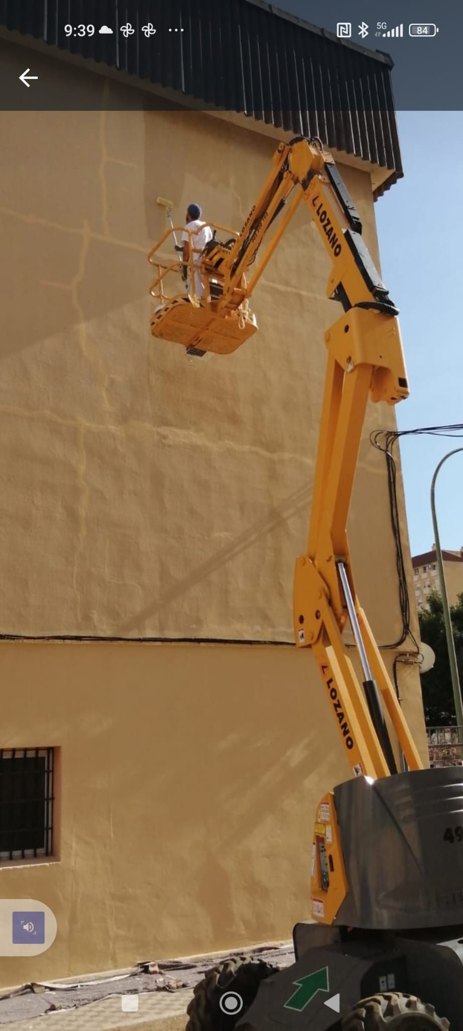 imagen de trabajo de lavado con máquina y impermeabilización