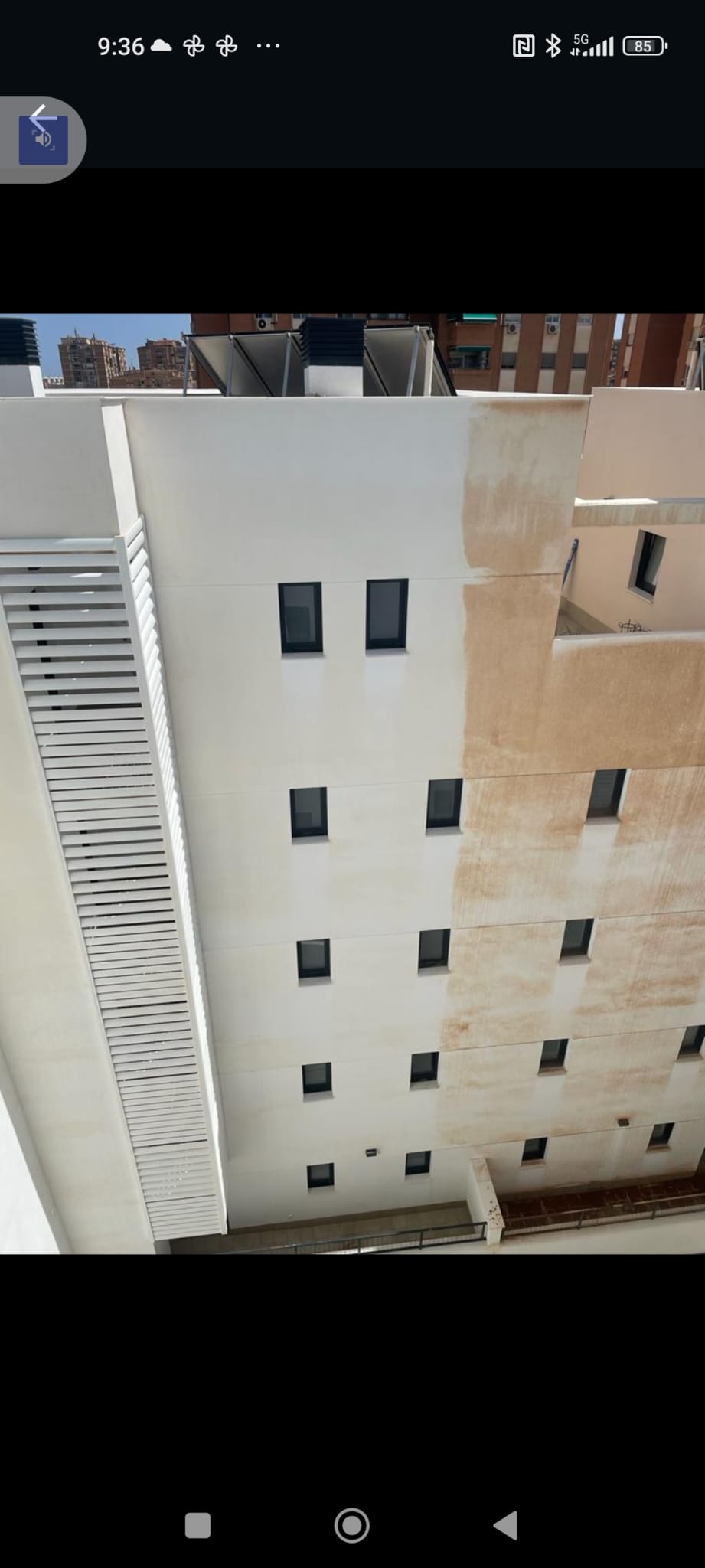 imagen de trabajo de lavado con máquina y impermeabilización